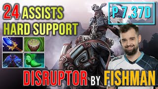 Fishman Disruptor Hard Support 24 Assists #gameplay4k #patch737d #fullgame #dota2