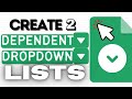 Create 2 Dependent Dropdown Lists in Google Sheets (Named Ranges)