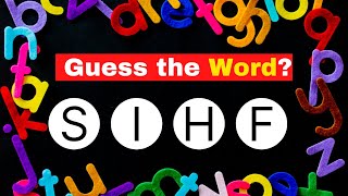 Guess the Word? | Scrambled Word puzzle | Word Games | Brain Games