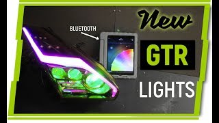 Custom DEPO LED Headlights - NISSAN GTR Color Changing