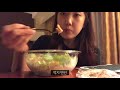 vlog 당중독자의 음주먹방브이로그 ft.초코파운드케이크 la비행 과자먹방 치즈오믈렛 문래정복