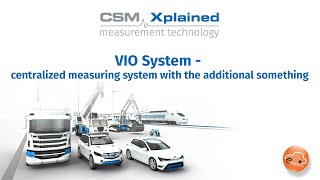 CSM Xplained - VIO System - Centralized measuring system with the additional something