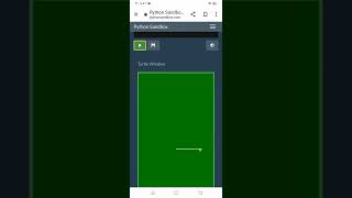 Draw A Parallelogram using Turtle module in Python