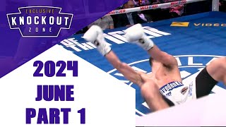 Boxing Knockouts | June 2024 | Part 1 #knockoutzone