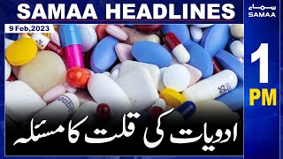 Samaa News Headlines 1PM | SAMAA TV | 9th February 2023