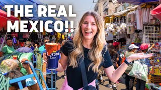 Inside Mexico’s Craziest Market - WE WERE SHOCKED! (our first time in Mexico Cit