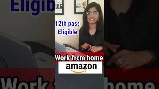 Amazon work from home jobs hiring #wfhjobs #amazonjobs #shorts #shortsvideo
