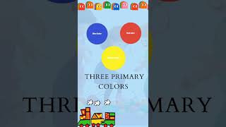 Three Primary Colors: Blue 🔵|  Yellow 🟡| Red 🔴 Share and like this video.