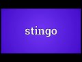 stingo meaning