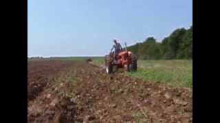 1949 Case SC Plowing