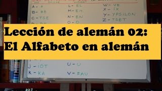 Aprender Aleman 02:  Alfabeto aleman y pronunciacion