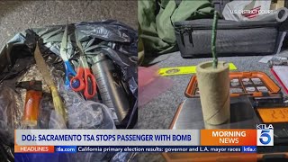 California man arrested for allegedly attempting to board plane with explosive device