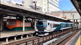 JR東日本東海道線「特急踊り子9号」通過シーン・E257系NA-07編成＋NC-33編成（2024.11.19）