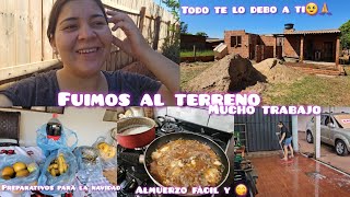 Nuestro día bendecido🥹💖 /Nuestra futura 🏡 va avanzando/ALMUERZO Y LIMPIEZA