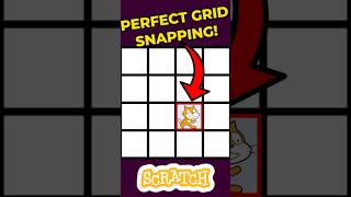 PERFECT Grid Snapping in Scratch 🤩🤩🤩 #scratch #scratchprogramming #shorts