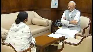 West Bengal CM Mamata Banerjee meets PM Narendra Modi
