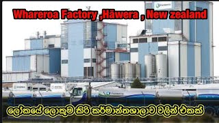 Fonterra Milk factory Whareroa; Hāwera New zealand (Short video )