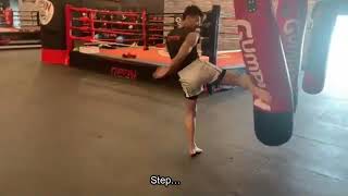 Gumpun Muaythai - เทคนิคการเตะกระสอบ (How to kick the punching bag)