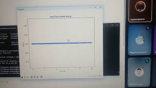 Python Scapy part2 ( with matplotlib) Real time traffic with graph