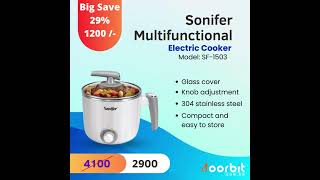 Sonifer SF-1503 Multifunctional Electric Cooker – 1.2L,