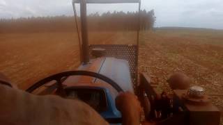 Ford 6610 turbo com Baldan 7 linhas plantando soja safra 2016/2017.