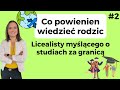 #2 Co powinien wiedzieć rodzic licealisty myślącego o studiach za granicą?