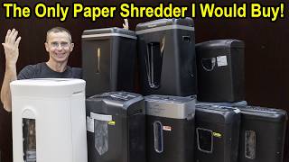 I Found the Best Paper Shredder! One Clear Winner!