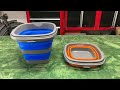 🪣 collapsible buckets ~ the space saving solution every camper needs