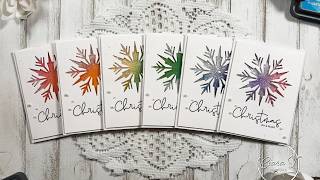 How to Create Christmas Shaker Cards
