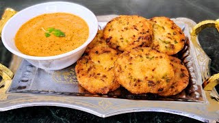 Rice Cutlet | Rice Potato Cutlet Recipe | ready in 15 mnts breakfast Rice Tikki Recipe