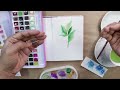 simple watercolor techniques for beginners paint loose wet on wet leaves watercolourtricks