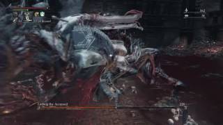 Bloodborne: Old Hunter DLC. BL75 pure arcane build vs Ludwig the Accursed