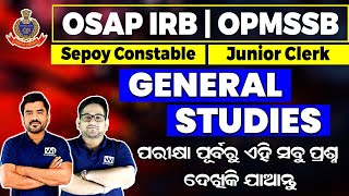 GENERAL STUDIES | Exam Based Questions Discussion | ODISHA POLICE JC/Constable #odishapolicesiexam