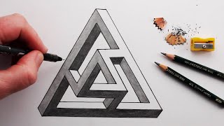 How to Draw the Impossible Triangle Double: Narrated Step by Step