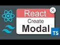 React Modal (Pop-Up) with Tailwind CSS and Typescript