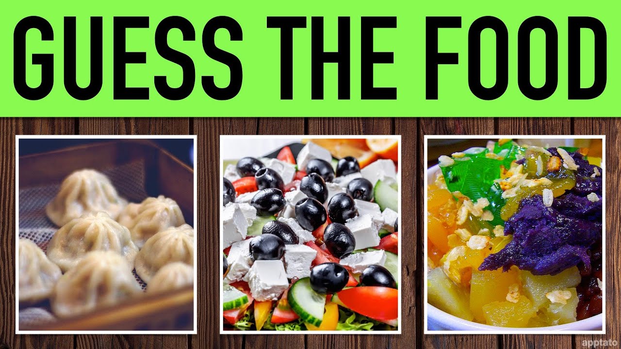 Guess The Food Quiz #1 (20 Foods) | What Is The Food From Countries ...