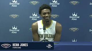 Herb Jones interview | Pelicans Media Day 2024