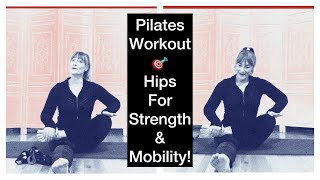 Pilates Workout:  Target Hip Strength \u0026 Mobility with Handibands #pilatesmat #Pilatestips #Pilates