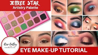 Jeffree Star Artistry Palette | Eye Make up Tutorial | Morphe San Antonio TX