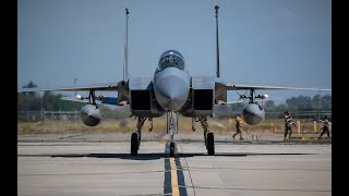 F-15C Eagles of the 144th Fighter Wing at Fresno