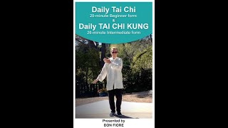 Daily Tai Chi & TAI CHI KUNG - DVD with Don Fiore