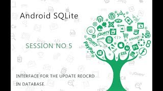 Android SQLite Database Tutorial 5 # Update values in SQLite Database table using Android YouTube