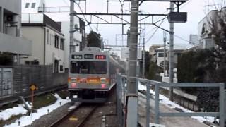 東急9000系　九品仏駅発車