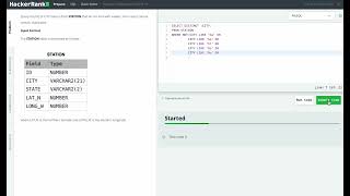 Hackerrank SQL Solution #14 Basic SQL - Weather Observation Station 10