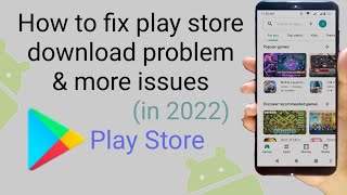 why play store not downloading apps fix! (5 ways to fix all problem in play store)
