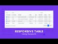 Modern Responsive Table Using DataTable | Step-by-Step Guide | devRasen | Create A Responsive Table