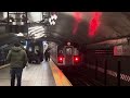 irt 42nd street line ❼ train action at grand central 42nd street