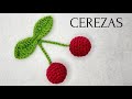 Cerezas crochet / cerezas ganchillo / cherry crochet  paso a paso