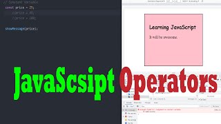 JavaScript Tutorials - Numbers and Operators #06