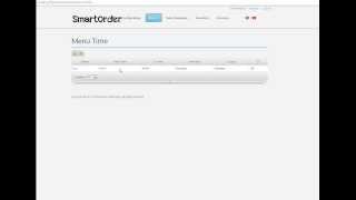 SmartOrder - Menus Setting Guide